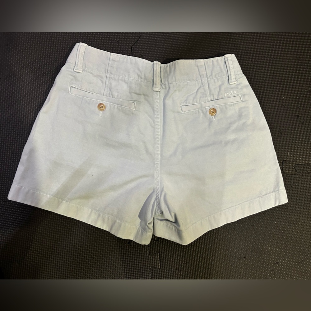 Light blue Short Polo Ralph Lauren 4inch inseam size 2 - Picture 8 of 9